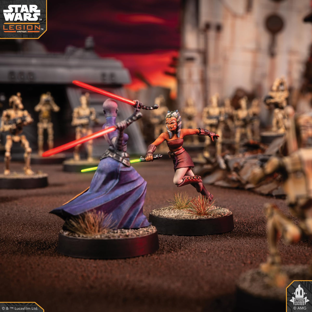 Asmodee Star Wars Legion Galactic Republic army image, adds leadership options for richer Clone Wars battles.