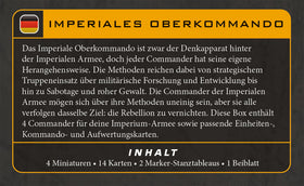Asmodee Star Wars Legion Imperial High Command Tarkin miniature strengthens imperial command options in play