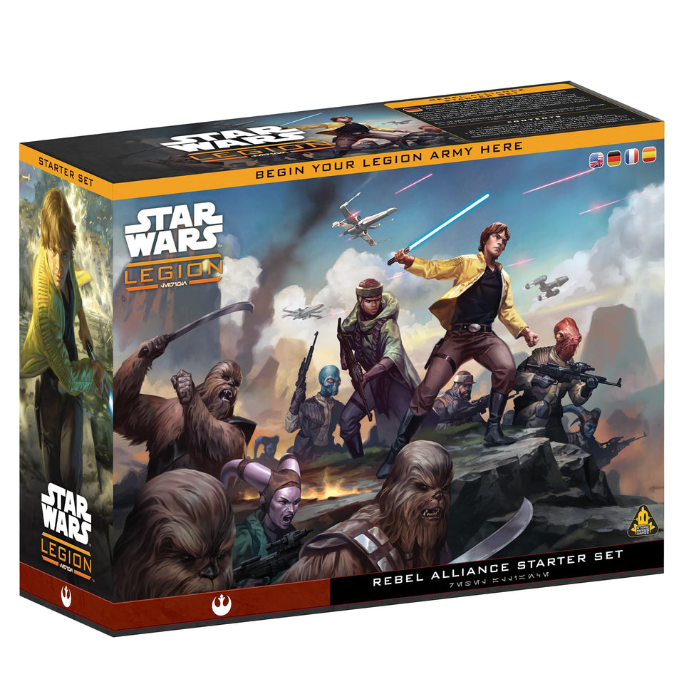 Asmodee Star Wars: Legion Rebel Alliance Starter Set cover image for beginner-friendly battles