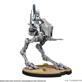 Asmodee Star Wars: Legion AT-RT unboxing reveals premium components and ready-to-play setup.