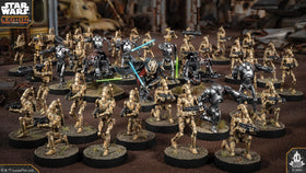 Asmodee Star Wars Legion Separatist support vehicles for frontline firepower.