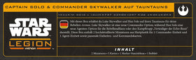 Asmodee Star Wars: Legion Commander Skywalker tauntaun miniature highlights on-table leadership.