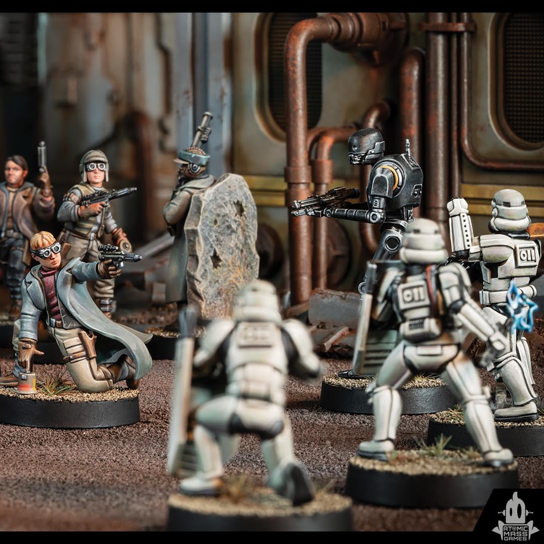 Dynamic Sleeper Cell miniatures for tabletop display and gameplay.