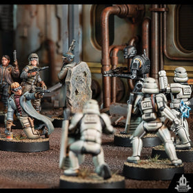 Dynamic Sleeper Cell miniatures for tabletop display and gameplay.