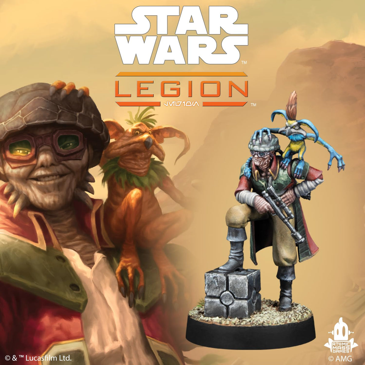 Weequay mercenaries equipped with Electrostaff for close combat.