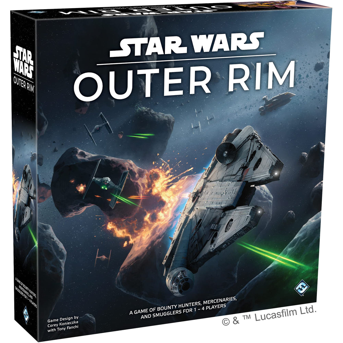 Asmodee Star Wars Outer Rim gameplay area showcases modular map for expansive space adventures