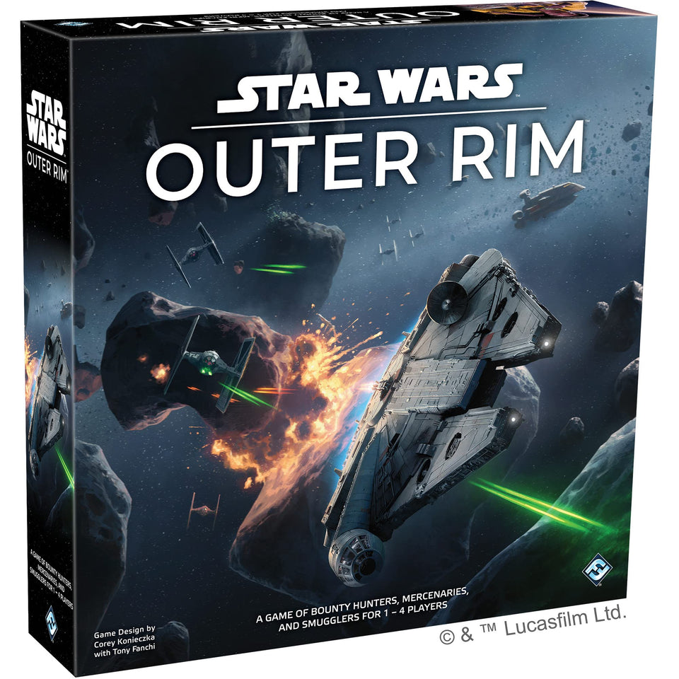 Asmodee Star Wars Outer Rim gameplay area showcases modular map for expansive space adventures