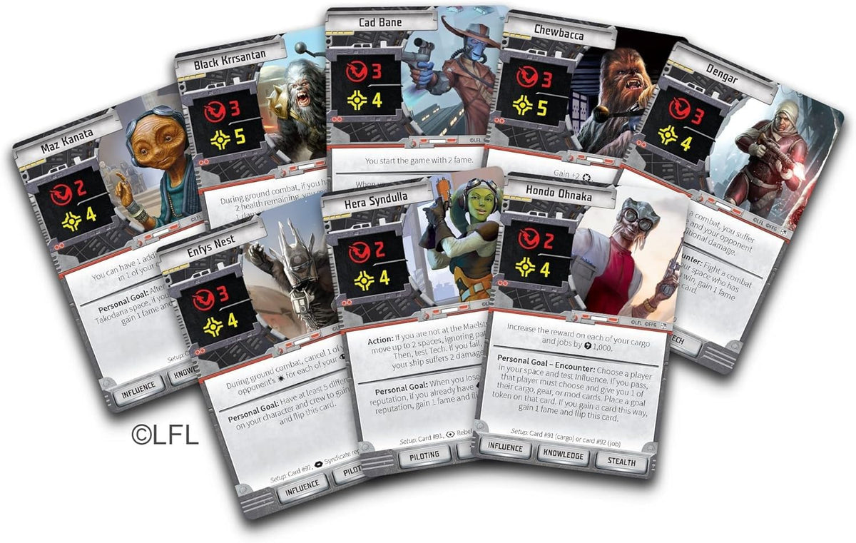 Asmodee Star Wars Outer Rim Unfinished Business core-world tiles open fresh routes.