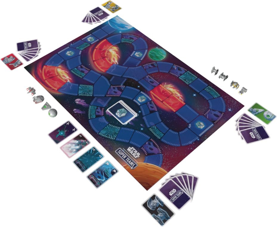 Asmodee Star Wars Super Teams two-to-four player setup for quick game nights