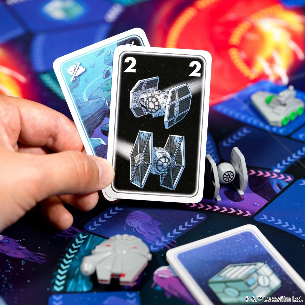 Asmodee Star Wars Super Teams pack art showcases the Star Wars theme