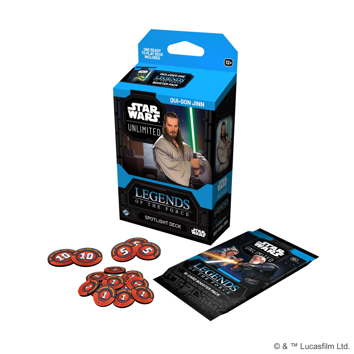 Asmodee Star Wars Unlimited 50-card deck ready to play for quick warm-up matches.