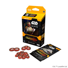 Asmodee Star Wars Unlimited Boba Fett Spotlight Deck exclusive cards expand play