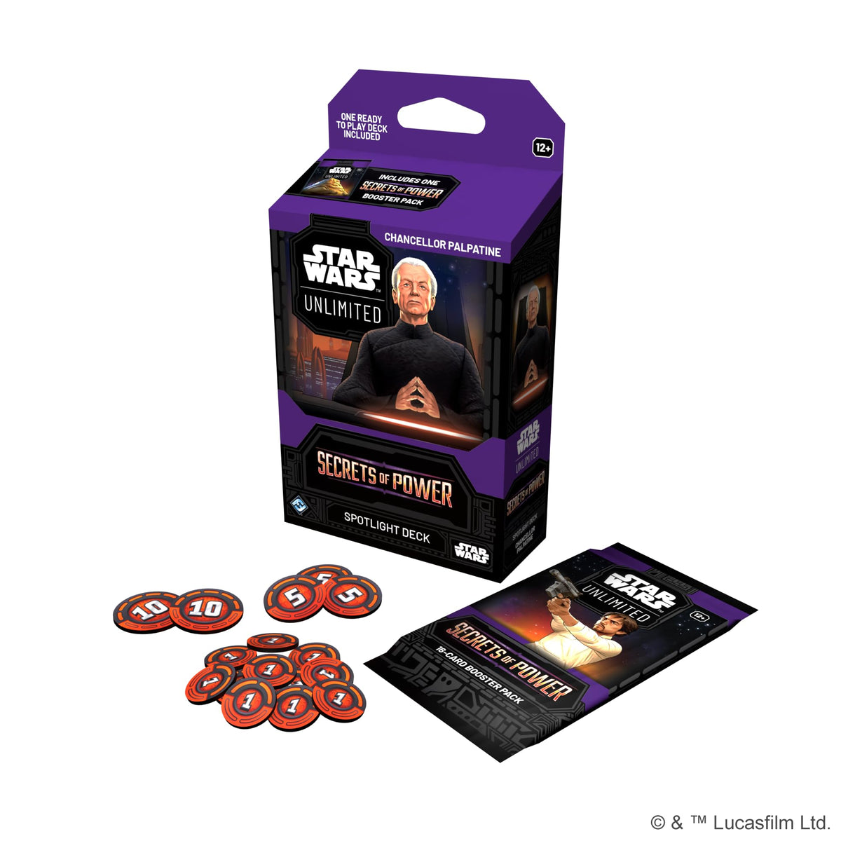 Asmodee Star Wars Unlimited exclusive playsets offer collectible power for strategic plays.