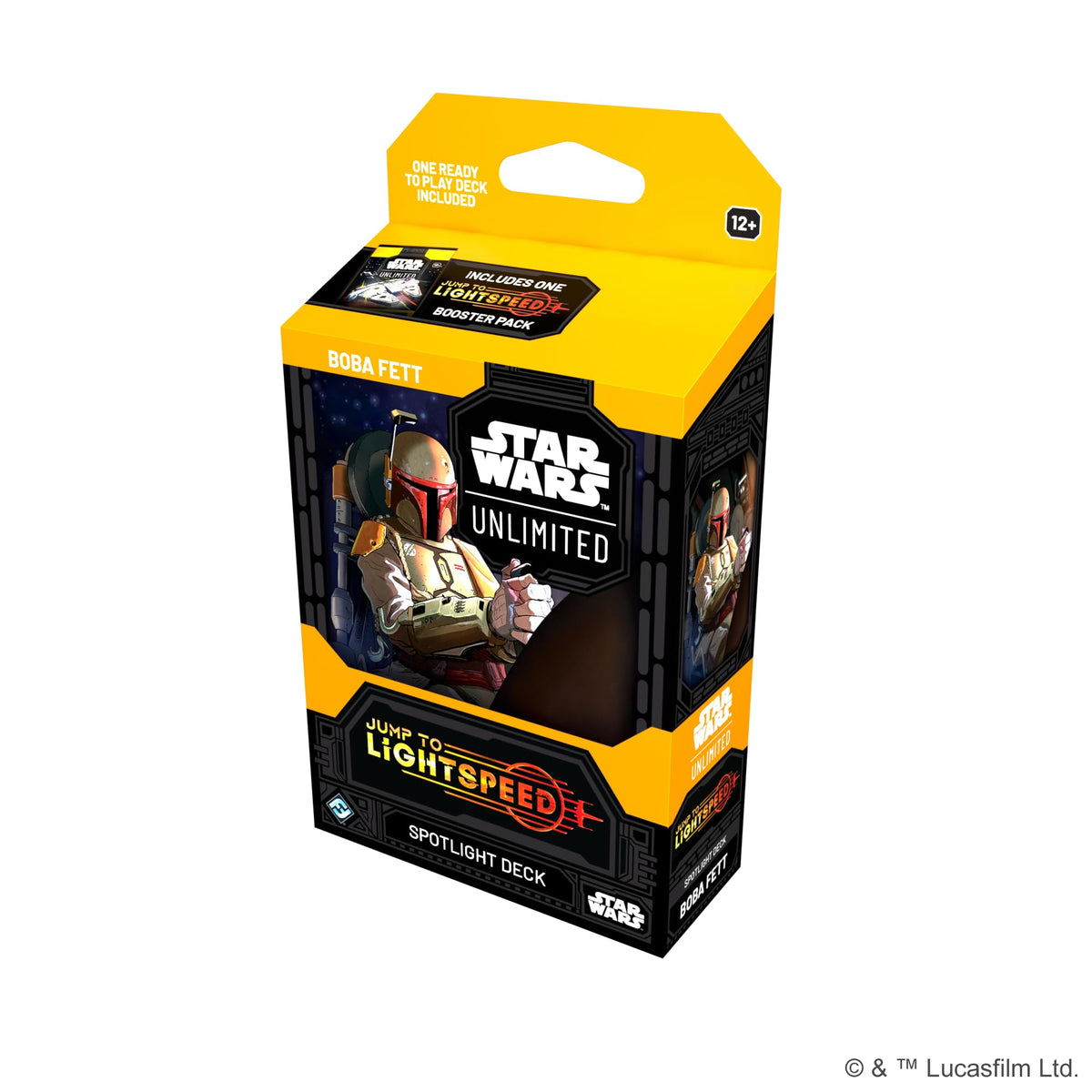 Asmodee Star Wars Unlimited Boba Fett Spotlight Deck showcases Indirect Damage for strategy