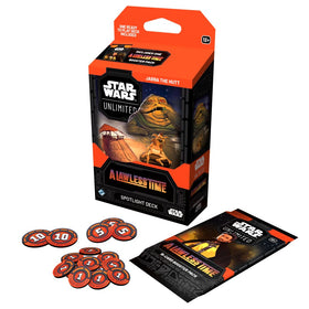 Asmodee Jabba the Hutt Spotlight Deck front box shows ready-to-play format and exclusive cards.