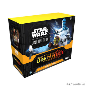 Asmodee Star Wars Unlimited Jump to Lightspeed prerelease box with six booster packs for ready-to-play events