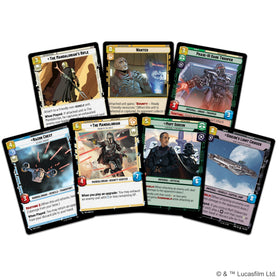 Asmodee Star Wars Unlimited Shadows Mandalorian leader card enables iconic duels.