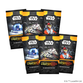 Asmodee Star Wars Unlimited six booster packs deliver diverse card options for head-to-head battles