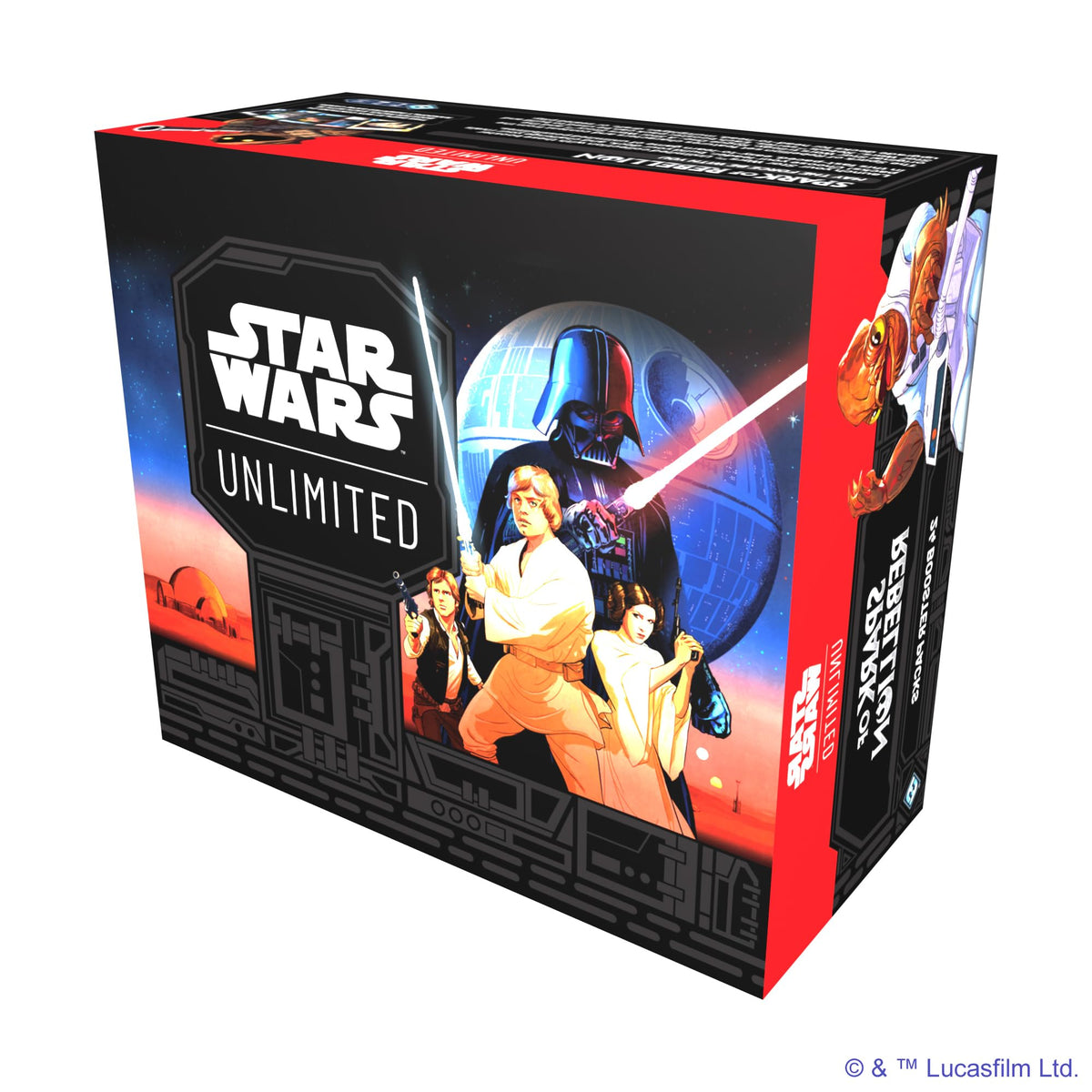 Asmodee Star Wars Unlimited Spark of Rebellion base token art add thematic visuals to matches.
