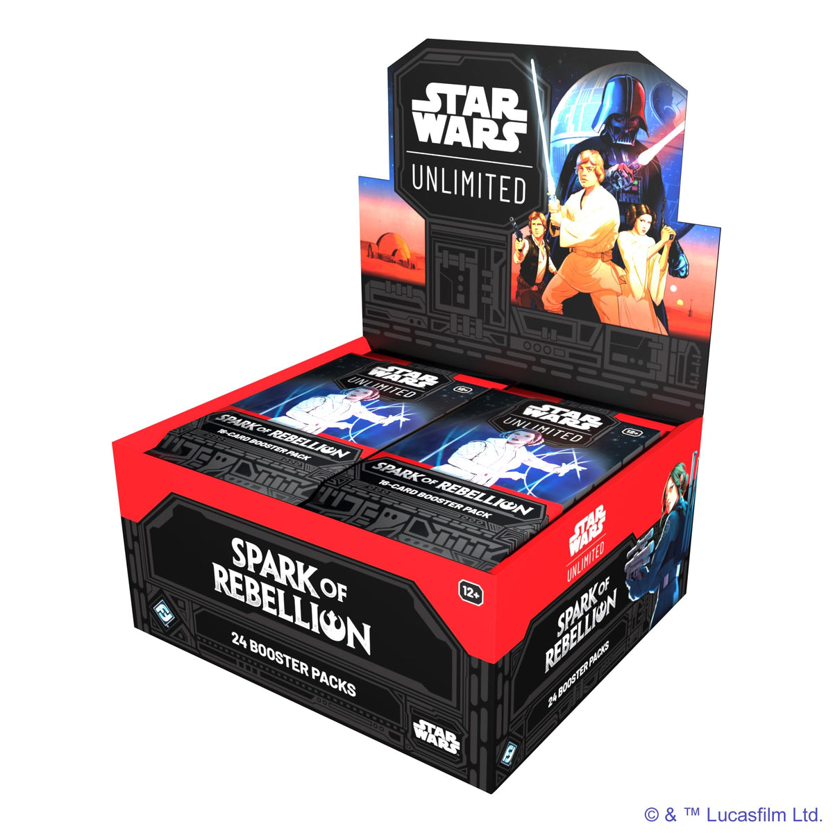 Asmodee Star Wars Unlimited Spark of Rebellion foil card closeup highlights rare and collectible moments.