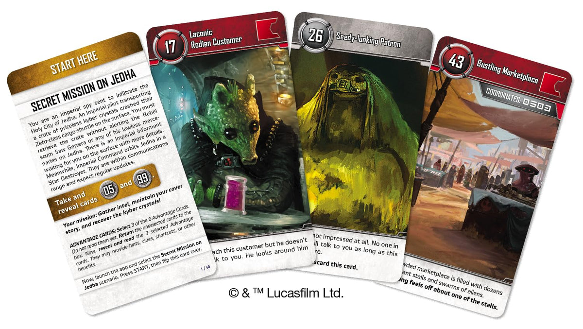 Asmodee Star Wars UNLOCK! Jedha Infiltration moment – stealthy strategy for a shared mission