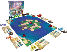 Asmodee Survive The Island players around the table enjoying strategic suspense