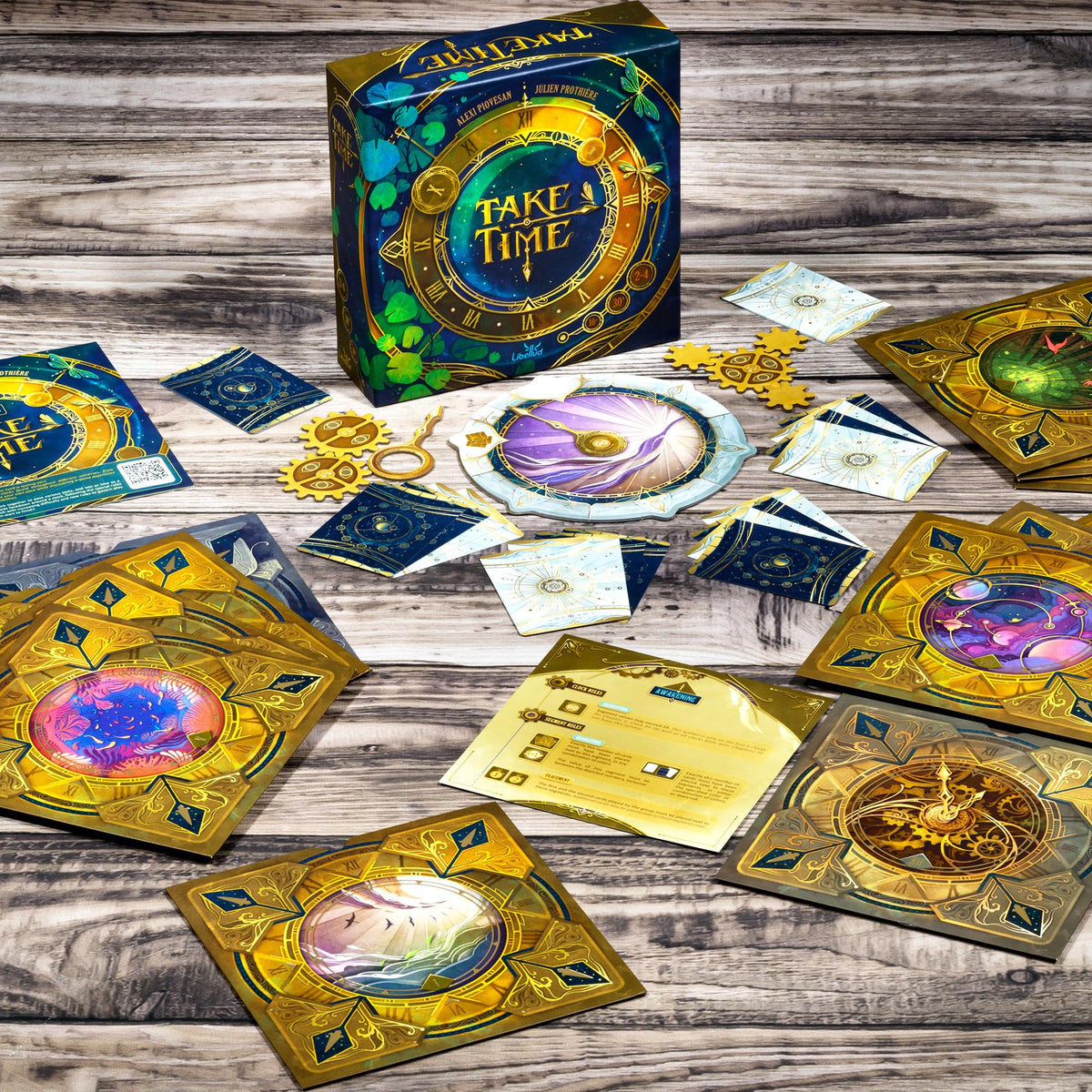Asmodee Take Time: lunar card placement requires coordinated strategy.