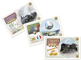 Asmodee Ticket to Ride card decks for planning connections and clever moves.