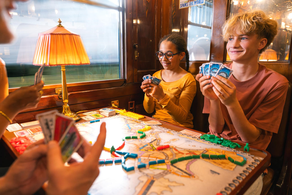 Asmodee Ticket to Ride Europe train pieces add tactile depth during play