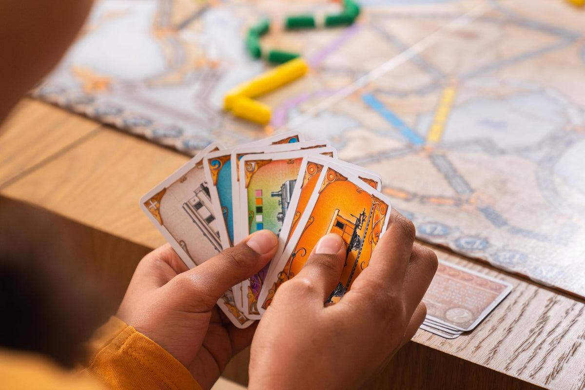Asmodee Ticket to Ride Europe train station pieces add strategic depth