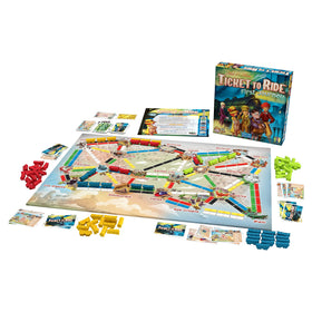 Asmodee Ticket to Ride First Journey map image with beginner-friendly route network