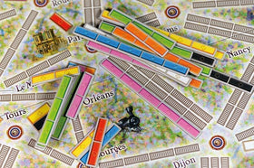 Asmodee Ticket to Ride France expansion highlights cafes and Paris landmarks for immersive play
