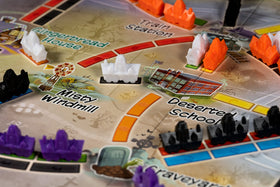 Asmodee Ticket to Ride Ghost Train haunted carriages scene for immersive play sessions
