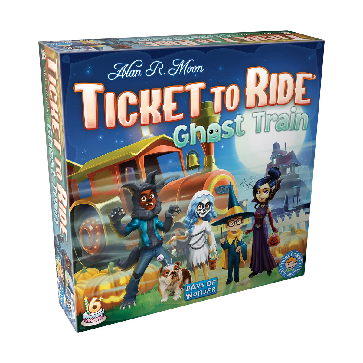 Asmodee Ticket to Ride Ghost Train parade floats image for family game night and quick thrills