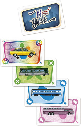 Asmodee Ticket to Ride New York city map detail with vintage vibe