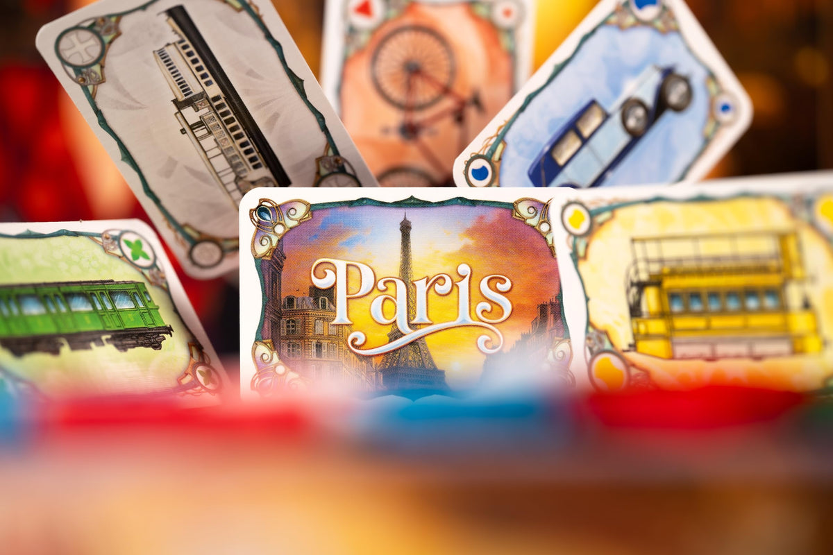 Asmodee Ticket to Ride Paris quick play visuals supporting fast learning sessions