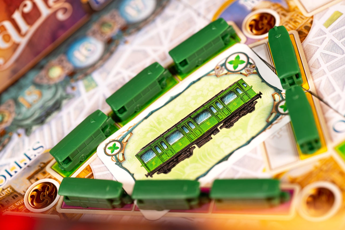 Asmodee Ticket to Ride Paris tile set capturing map details for strategy