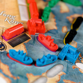 Asmodee Ticket to Ride Rails & Sails box art invites curiosity.