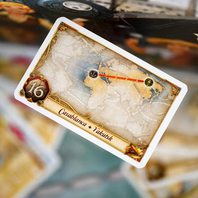Asmodee Ticket to Ride Rails & Sails player pieces enhance competitive play.