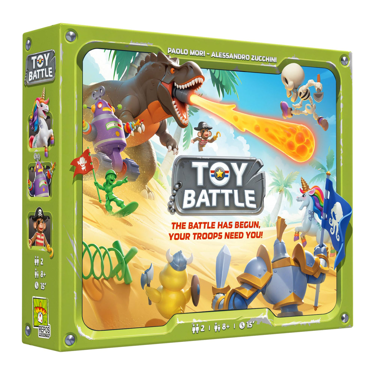 Asmodee Toy Battle troops ready for quick, tactical action on the board
