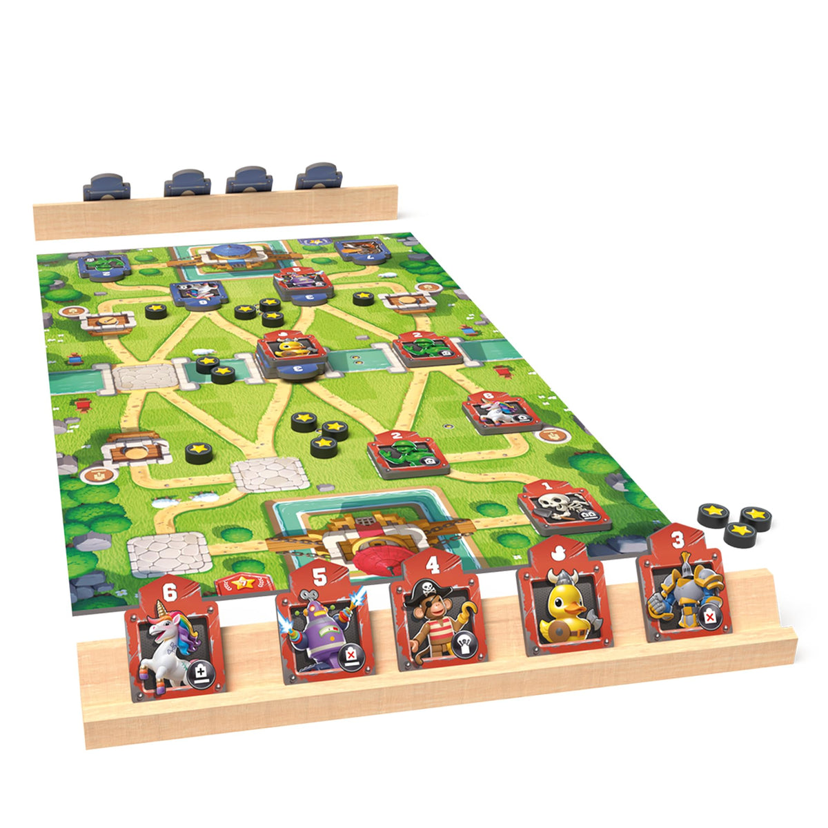 Asmodee Toy Battle setup for two players encouraging friendly competition