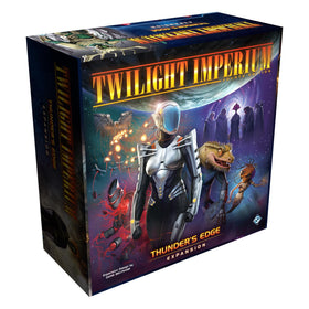 Asmodee Twilight Imperium Thunder's Edge expansion box—new factions for richer, longer space battles