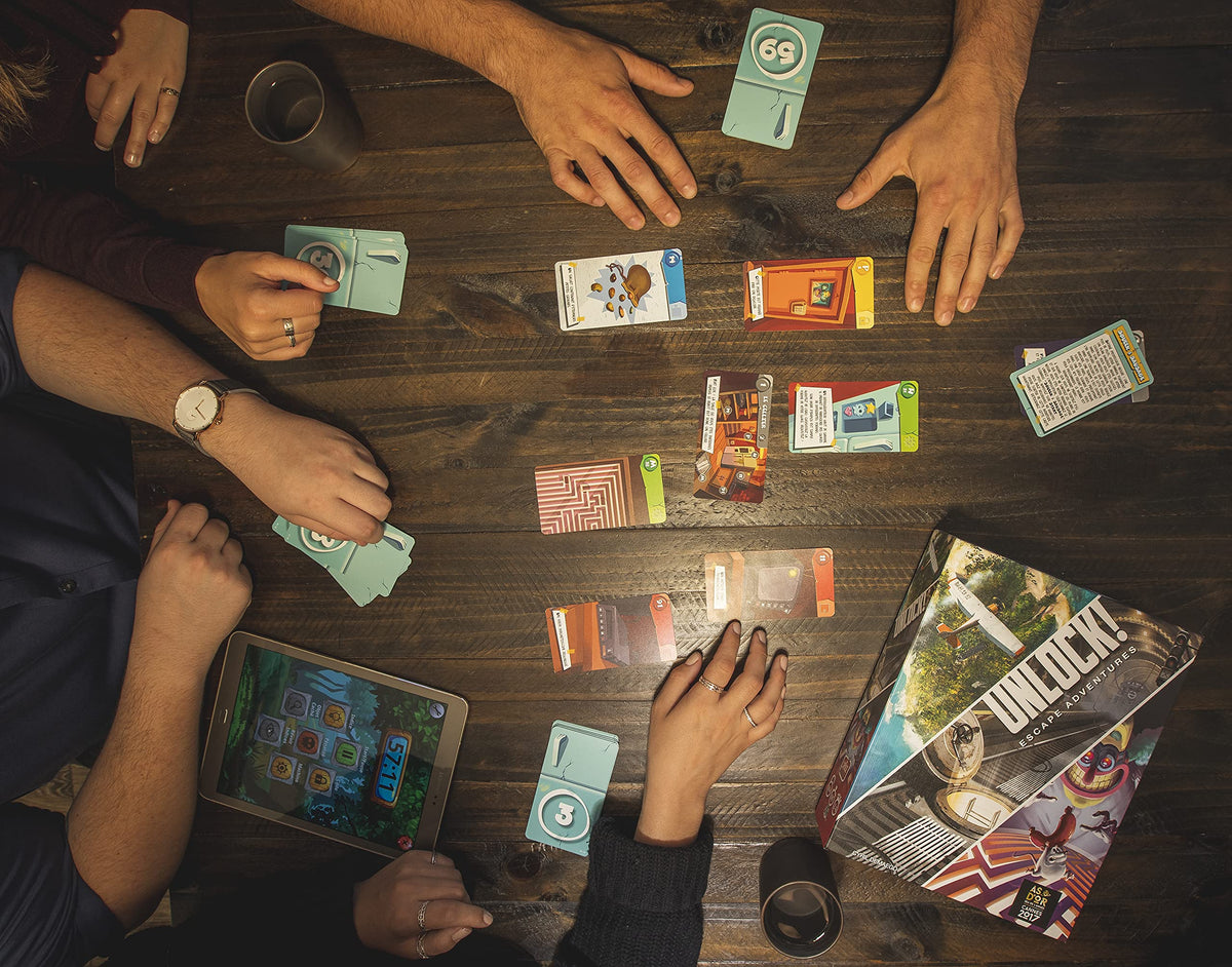 Asmodee Unlock! suitable for ages 10 plus, engaging for mixed-age groups.