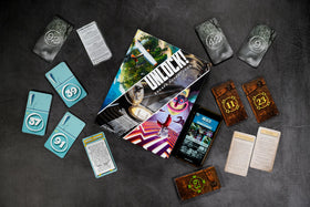 Asmodee Unlock! companion app displays timer and hints, streamlining play.