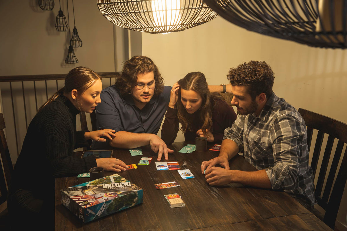 Asmodee Unlock! big box includes three adventures for varied evenings.