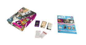 Asmodee UNLOCK! Heroic Adventures Sherlock Holmes scenario evokes mystery solving.