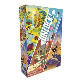 Asmodee Unlock! Kids Stories from the Past cover inviting cooperative family puzzle play.