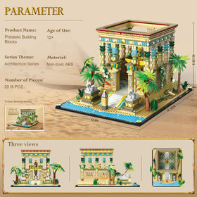 AsmrCap Philaedin Temple central gate highlights architectural charm on a shelf