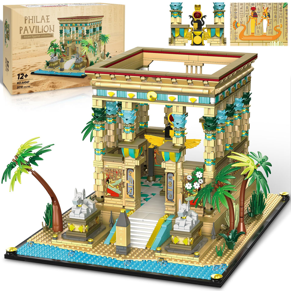 AsmrCap Philaedin Temple columns rise for a striking display piece