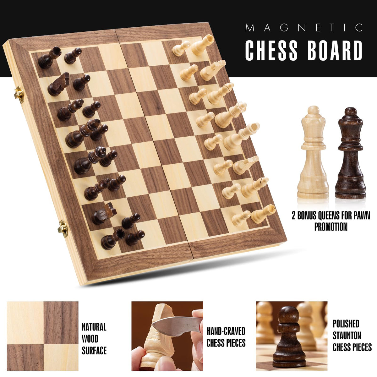 ASNEY Staunton pieces showcase handcrafted Dutch wood quality and quiet play